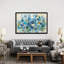«Scattered Blue Flowers», impression sur toile-27896050-72480785-72480786