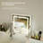 Vanity Desk Set With LED Lighted Mirror & Power Outlet
