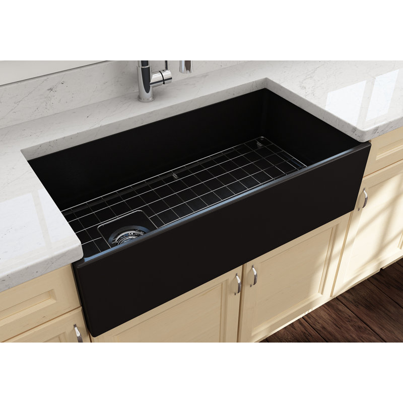 36'' L Kitchen Sink, Matte Black