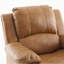 Fauteuil inclinable et oscillant en cuir