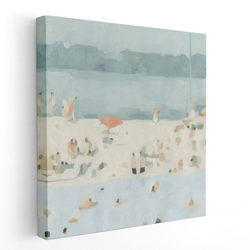 Sea Glass Sandbar II - reproduction d'art sur toile, H 24 po x l 24 po