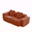 Velours pour canapé LSF & RSF - Rouge-1605132354-1605132355