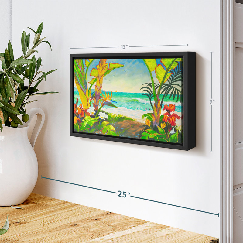 Plage «Time To Chill At The Beach», art mural, H 9 po x l 13 po