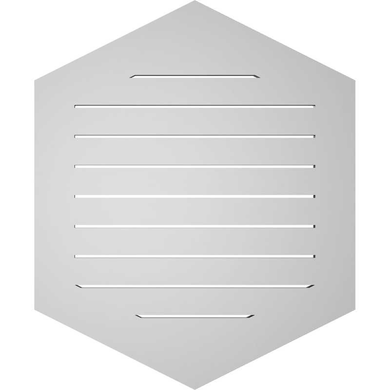 Pente verticale verticale en uréthane 6 pi, 1" H x 28" W x 34" L