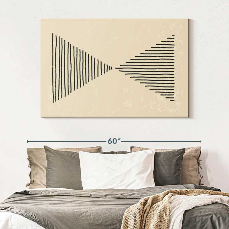 Avery Triangle Abstract, 34" H x 51" W