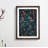 View of a Forest in Oslo Norway in Abstract - Picture Frame Graphic Art Print-55764018-55764019