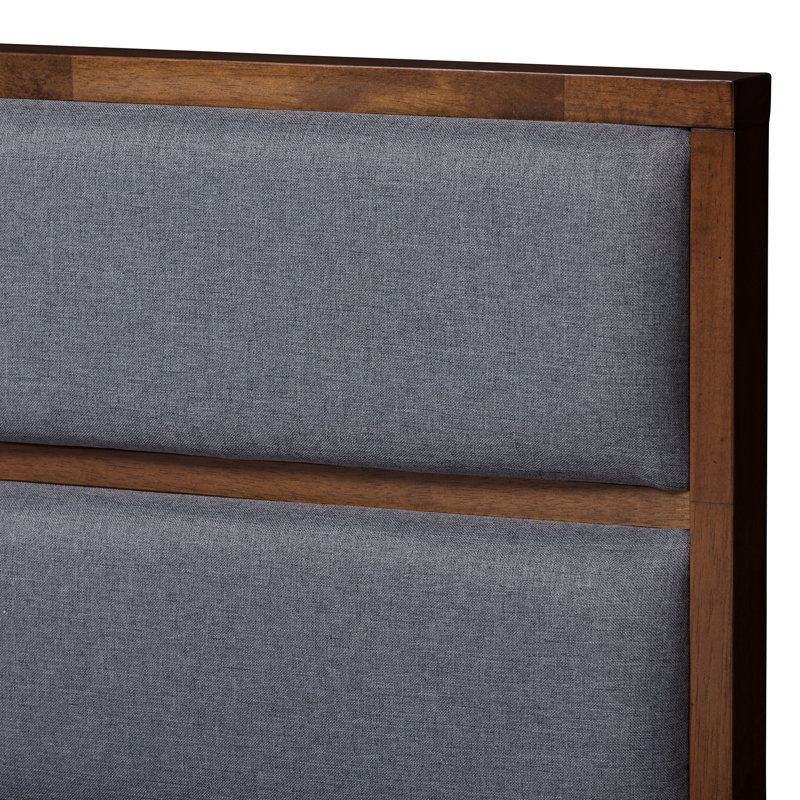 Upholstered Platform Storage Bed, King