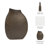 Meiyah Small Bronze Ceramic Vase-1441541202