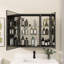 Pharmacie Cvetelin 30 W 30 H avec miroir 4 tablettes-442466338