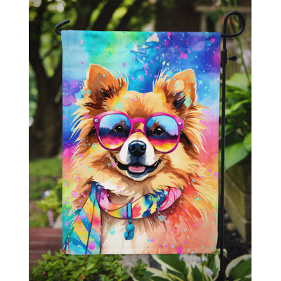 Drapeau de jardin Hippie Dawg