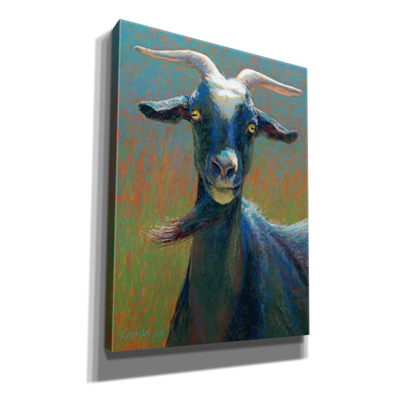 «Epic Graffiti» «George B» par Rita Kirkman, art mural sur toile, 40 po x 54 po