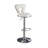 Uriana Swivel Upholstered Adjustable Height Counter Stool with Metal Frame-771089115