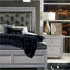 Table de chevet 2 tiroirs Modern Silver