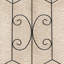 Paquet de 2 treillis de jardin en métal antirouille pour plantes grimpantes support de fleurs extérieur noir-151985623
