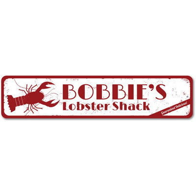 Plaque en aluminium Fresh Lobster
