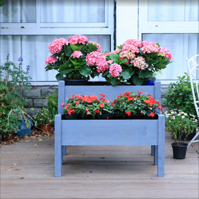 Wood Raised Garden Bed