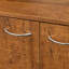 Armoire de cuisine Isildo avec portes, tiroir et tablettes ouvertes-112297050