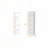 White 5-Shelf Slim Bookcase-808258391-808258388