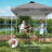 10X10FT Pop Up Gazebo, Sidewall For Party Use With Wheeled Carry Bag-123219049