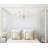 Benton 6 - Light Country Small Chandelier Antique White-1762708632