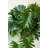 ARTIFICIAL MINI PHILODENDRON  IN A BLACK PLASTIC POT