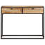 Lily 100cm Solid Wood Top Console Table