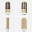  Armoire de rangement pour garde-manger 71 po avec bibliothèques, portes vitrées, tiroirs et tablettes ouvertes (ensemble de 3)-718951273