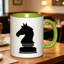 Chess Knight Horse Ceramic Coffee Mug Coffee Cup Tea Mug Birthday Gift Home Reusable Great for Holding Tea Milk.