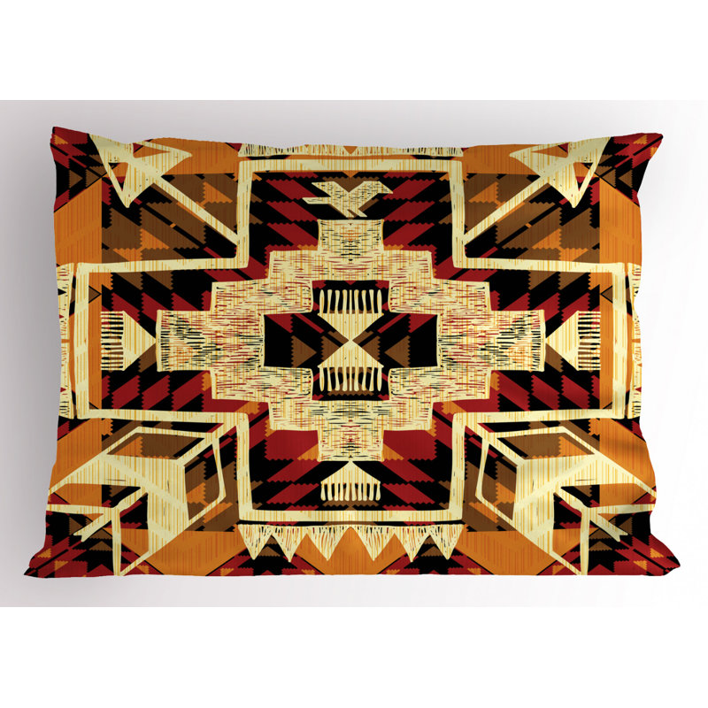 Polyester Geometric Sham Set, Twin