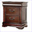 Table de chevet 2 tiroirs Traditional