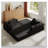 Corduroy Convertible Sleeper Sofa Bed with Cylindrical Pillow-1720161