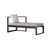 Chaise longue à accoudoir gauche sélectionné