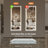 65*21in Led mirror full length,Frameless full-length mirror,Wall Mounted Mirror with Light,three-color changing light,Explosion-proof glass, high-definition imaging