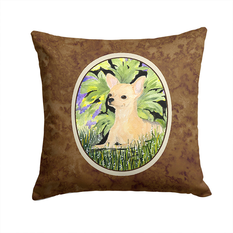 Coussin décoratif intérieur/extérieur chihuahua graphic print