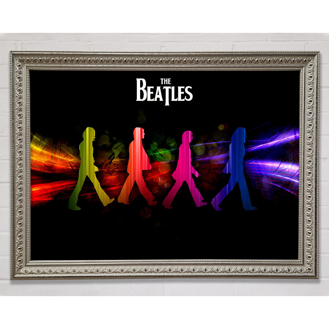 The Beatles Rainbow Walk - Einzelne Bilderrahmen Kunstdrucke