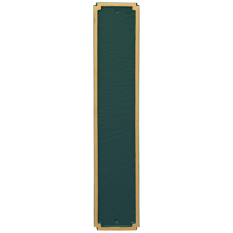 Madison Column Address Sign Plaque, Yes
