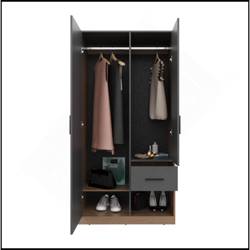 Armoire 2 tiroirs Alder