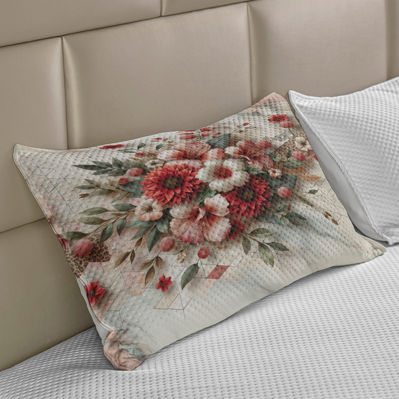 Housse de couette Ambesonne Flowers, H 20 po x l 30 po