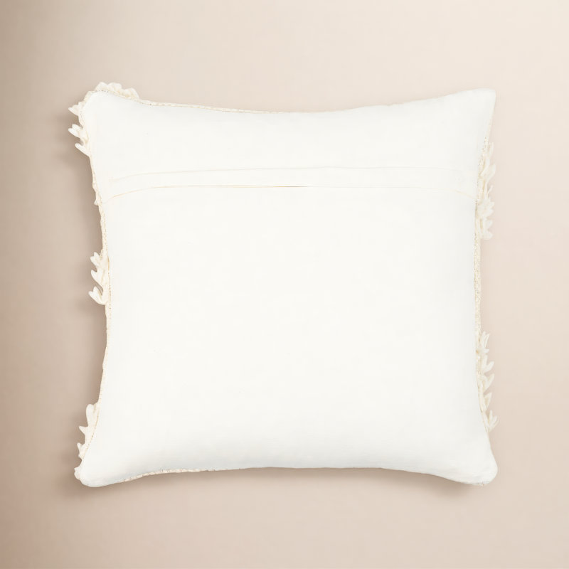 Housse de coussin Emberly, 20 po x 20 po, Polyester / bourre de polyester