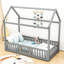 Lit simple en bois avec clôture Dasan-99415496