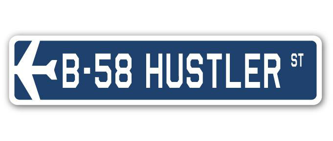 Plaque de rue Ariton B-58 Hustler Air Force, H 6 po x l 24 po x P 1 po