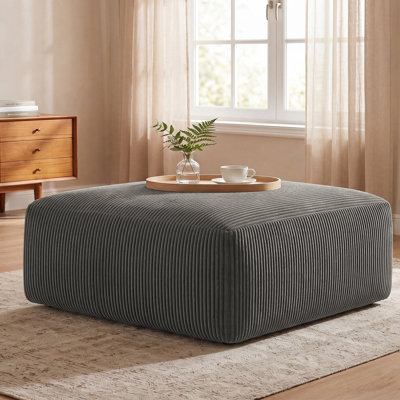 39.5" Wide Corduroy Ottoman for Living Room
