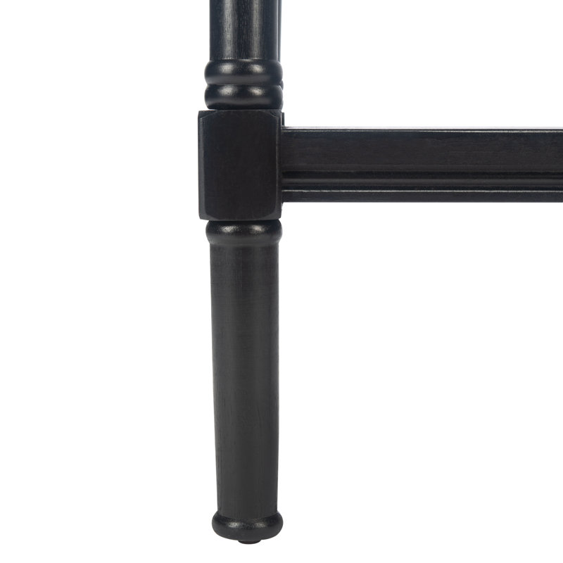 Table de bout avec rangement Antaun, Noir