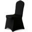  Paquet de 30 housses de chaise en spandex noir pour banquette de mariage
