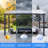 Hardtop Gazebo Pergola with Sloping Galvanized Steel Roof & Aluminum Frame-125712316