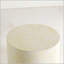 Ensemble de 2 tables basses gigognes beiges en faux marbre, tables d'appoint rondes rondes modernes en bois pour petits espaces de salon