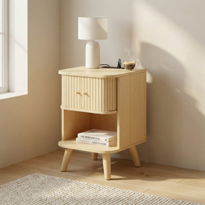 Ensemble de 2 tables de chevet Mid-Century
