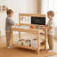 Ensemble de jeu de cuisine en bois pour enfants avec table à eau pour enfants