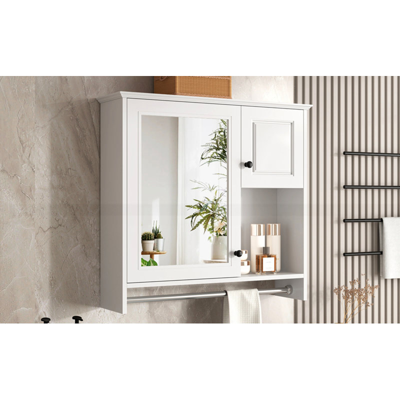 30" Bathroom Wall Cabinet with Mirror