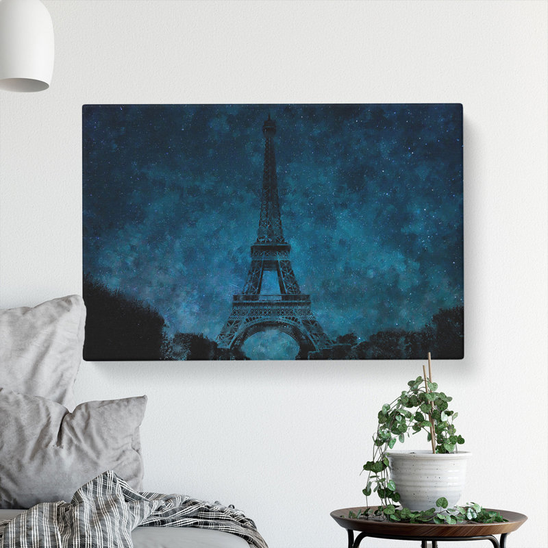 Eiffel Tower Vol.9 - Wrapped Canvas Print, 40cm H x 60cm W x 3cm D